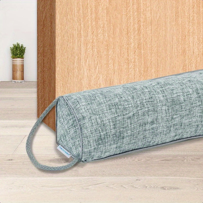 Weighted Door Draft Stopper Triangular Gap Filler Blocks Bottom Up to 3 Under Door Draft Blocker Reduce Hot Cold Air Wind Noise for Easy Install Save Energy Home Room Essentials 30 Gray